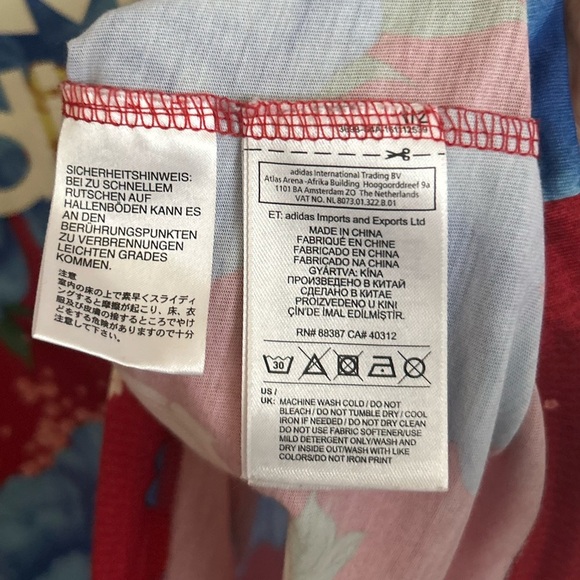 Adidas floral t-shirt - Picture 7 of 10